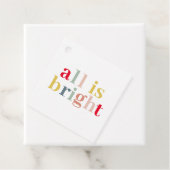 全モダンカラフル体が明るい |ハッピーホリデー フェイバータグ (インサイチュ)