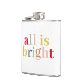 全モダンカラフル体が明るい |ハッピーホリデー フラスク (左)