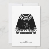 全モダンメリー体クリスマス シーズンカード (正面)