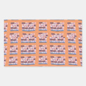 全ユニーク年エレガントのハートパターン(の模様が)あるアートワーク 長方形シール (正面)