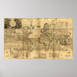全世界の新しく、正しい地図 ポスター