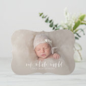 全世界の誕生発表 案内状 (スタンド正面)