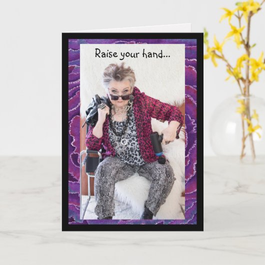 全世界は去った熱狂するかカード カード (黄色い花)