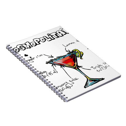 全世界的なカクテルのレシピ ノートブック (右側)