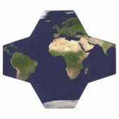 全世界 – 地球の惑星 サッカーボール (フラット)