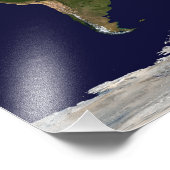 全世界 – 地球の惑星 フォトプリント            (角)