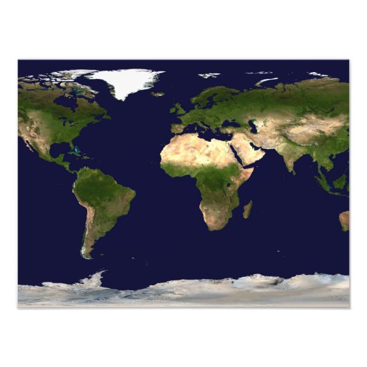 全世界 – 地球の惑星 フォトプリント            (正面)