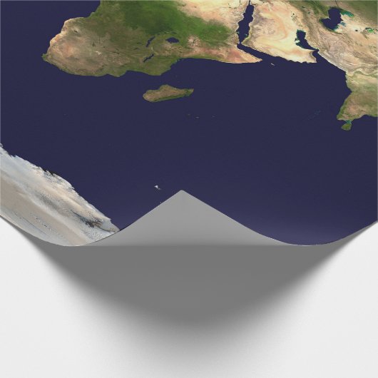 全世界 – 地球の惑星 ラッピングペーパー (角)