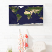 全世界 – 地球の惑星 横断幕 (インサイチュ)