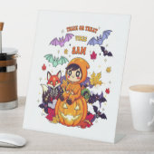 全予約ハロウィーン先生幽霊 台座サイン (インサイチュ)