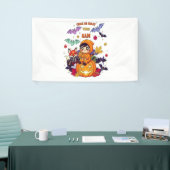 全予約ハロウィーン先生幽霊 横断幕 (トレードショー)