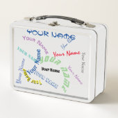 全体にわたって メタルランチボックス (正面)