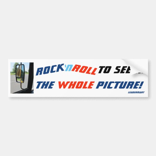 全体の写真を見るロックNロール…! バス印 バンパーステッカー (正面)