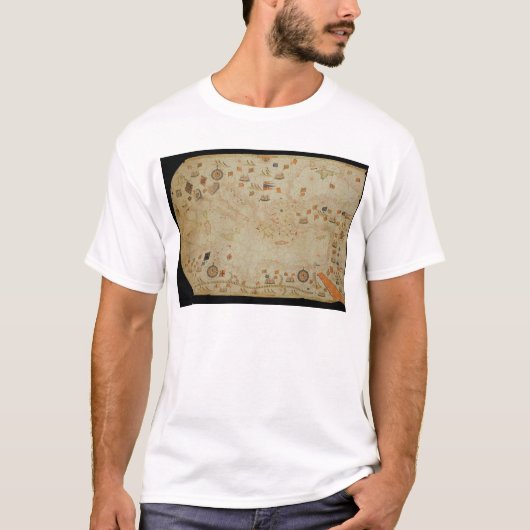 全体の地中海のな洗面器 Tシャツ (正面)