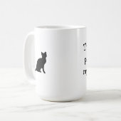 全体の猫の人口は私の親友です コーヒーマグカップ (正面左)