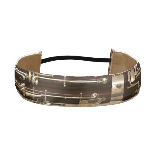 全体の現実的なバスーンのイメージのカバー アスレチックヘッドバンド (正面)