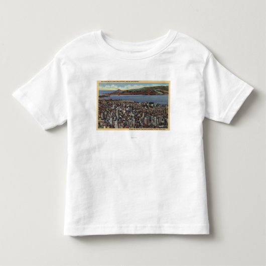 全体の繁華街のアンテナ トドラーTシャツ (正面)