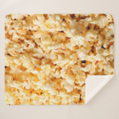 全体の背景においしいポップコーン。食品 シェルパブランケット (正面(横))