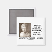 全体は始まり、中、終わりがある マグネット (正面/裏面)