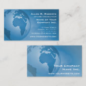 全体的で企業のなEMEAヨーロッパアフリカ中東 名刺 (正面/裏面)