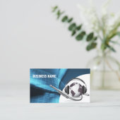 全体的なコールセンターか販売サポート名刺 名刺 (スタンド正面)