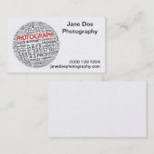 全体的な写真撮影 名刺 (正面/裏面)