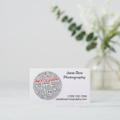 全体的な写真撮影 名刺 (スタンド正面)