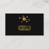 全体的な分子、ここのあなたの名前 名刺 (裏面)