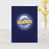 全体的な単一性の挨拶またはメッセージカード カード (黄色い花)