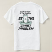 全体的な問題 Tシャツ (デザイン裏面)
