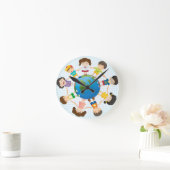 全体的な多様性 ラウンド壁時計 (ホーム)