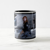 全体的な宇宙の団体や組織(GSO ES-1のインテリア) マグカップ (中央)