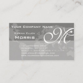 全体的な専門のエレガントなモノグラムの世界地図 名刺