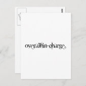 全体的な担当 ポストカード (正面/裏面)