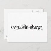 全体的な担当 ポストカード (正面/裏面)