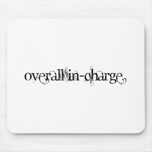 全体的な担当 マウスパッド (正面)