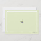 全体的な行先の結婚式招待状 招待状 (裏面)