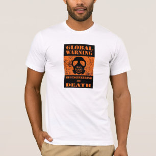 全体的な警告..... GEOENGINEERING =死 Tシャツ
