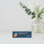 全体的な輸出入の記号論理学の矢 スキニー名刺 (スタンド正面)