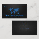 全体的なImort輸出 名刺 (正面/裏面)