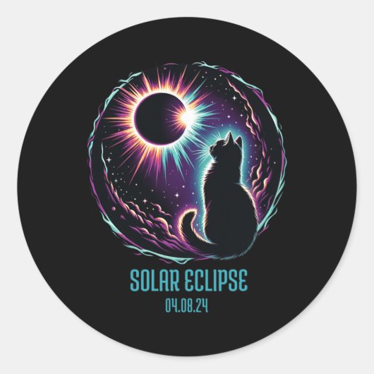 全体表示2024年4月8日天文学猫好きソル ラウンドシール (正面)