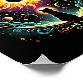 全体表示2024年4月8日太陽の食猫好き ポスター (角)