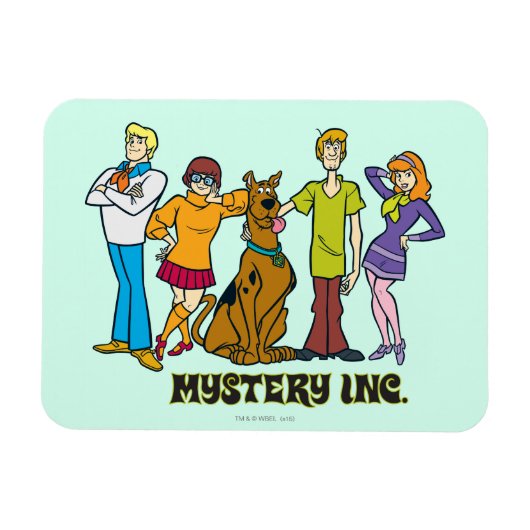 全体集団12 Mystery Inc マグネット (横)