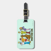 全体集団12 Mystery Inc ラゲッジタグ (正面縦)