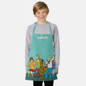 全体集団13 Mystery Inc エプロン (着用した状態)