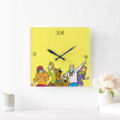 全体集団13 Mystery Inc スクエア壁時計 (ホーム)