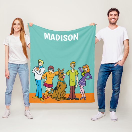 全体集団14 Mystery Inc フリースブランケット (インサイチュ)