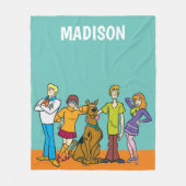 全体集団14 Mystery Inc フリースブランケット (正面)