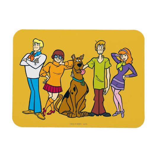 全体集団14 Mystery Inc マグネット (横)