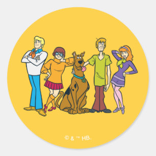 全体集団14 Mystery Inc ラウンドシール
